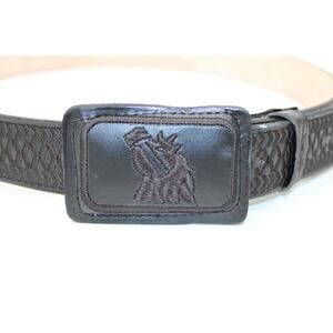 Embroidered Cinto Charro Piteado Mexican Horse Belt & Buckle VTG Style Size 44